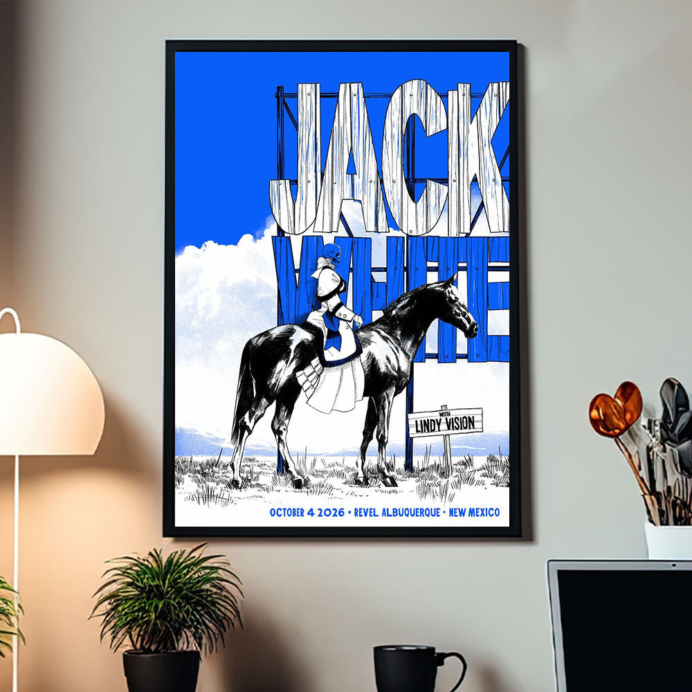 Jack White New Mexico 2026 Event Poster Jack White Poster Unique Gifts For Fans - Foxy23shop
