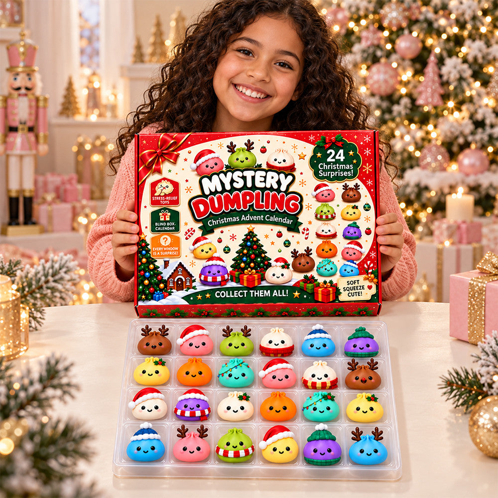 Christmas Dumpling Advent Calendar 2026 24 Days Of Cute Dumpling Xmas Gifts For Dumpling Lover - Foxy23shop