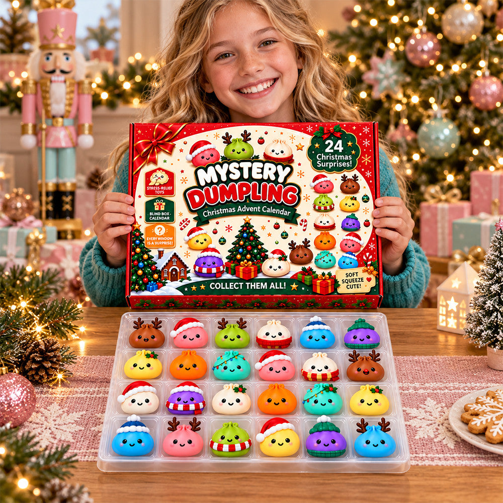 Christmas Dumpling Advent Calendar 2026 24 Days Of Xmas Dumpling Blindbox Gift Ideas - Foxy23shop
