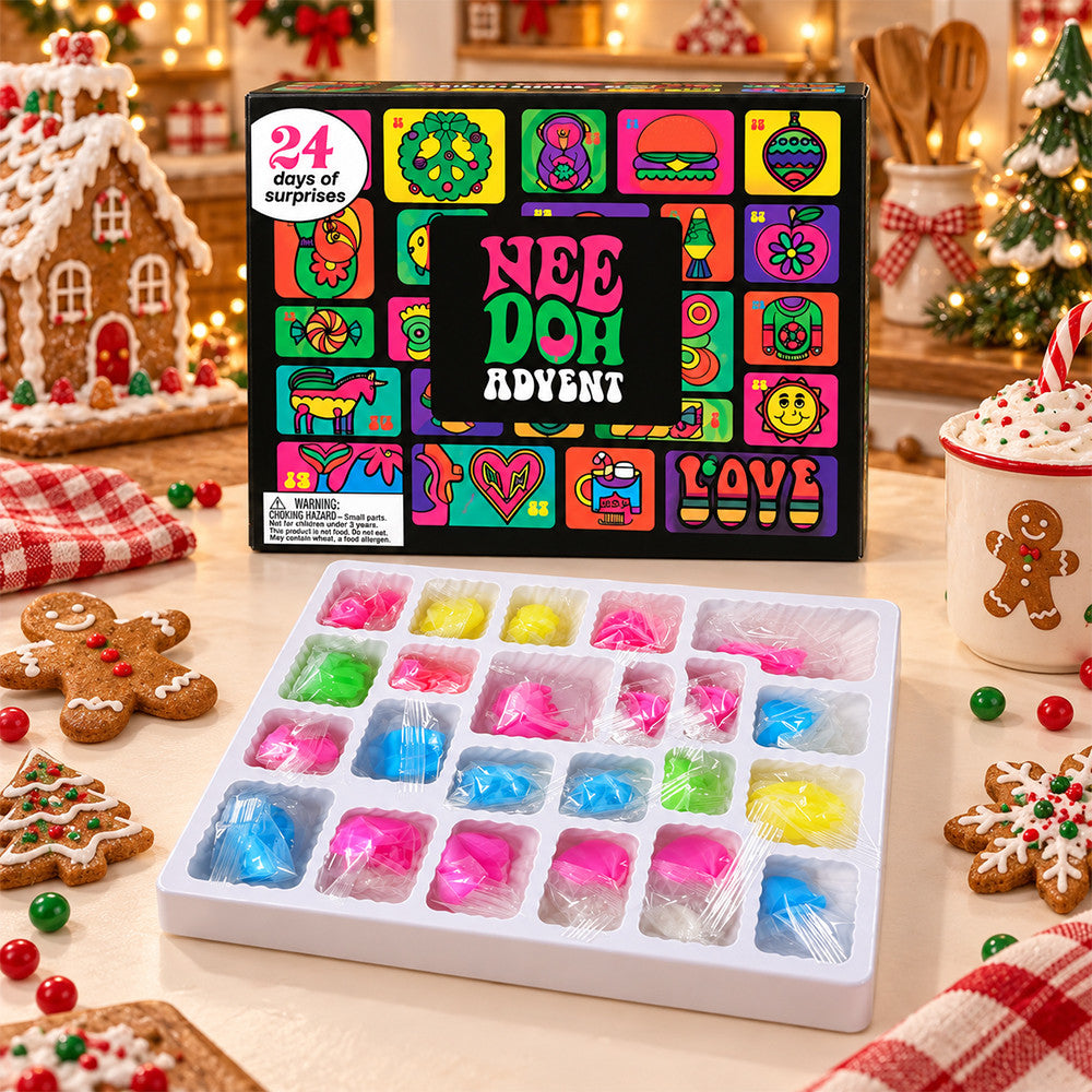 Squishy Needoh Advent Calendar 2026 24 Days Of Needoh Blindbox Gifts For Girlfriend - Foxy23shop