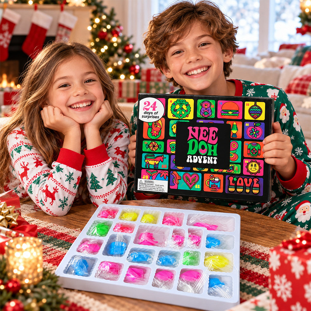 Squishy Needoh Advent Calendar Best Christmas Advent Calendar Xmas Gifts For BFF - Foxy23shop