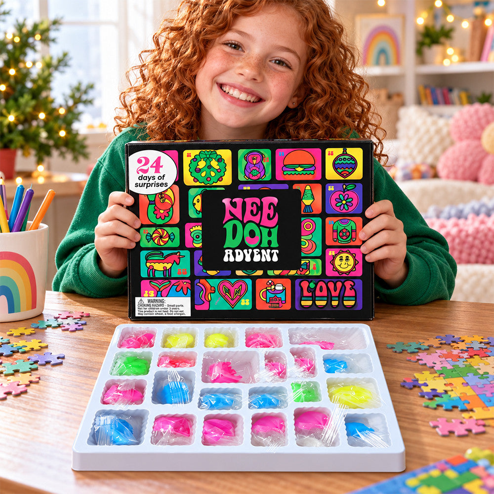 Squishy Needoh Advent Calendar Christmas Days Countdown Present For Needoh Lover - Foxy23shop