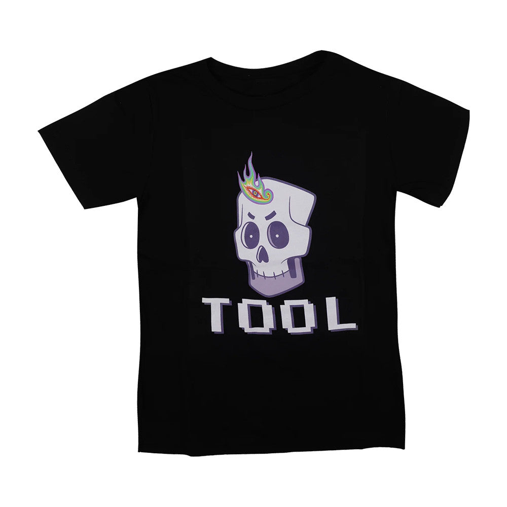 Tool Merch Lateralus 8 Bit Skull Black T-Shirt Present Ideas For Tool Fans - Foxy23shop