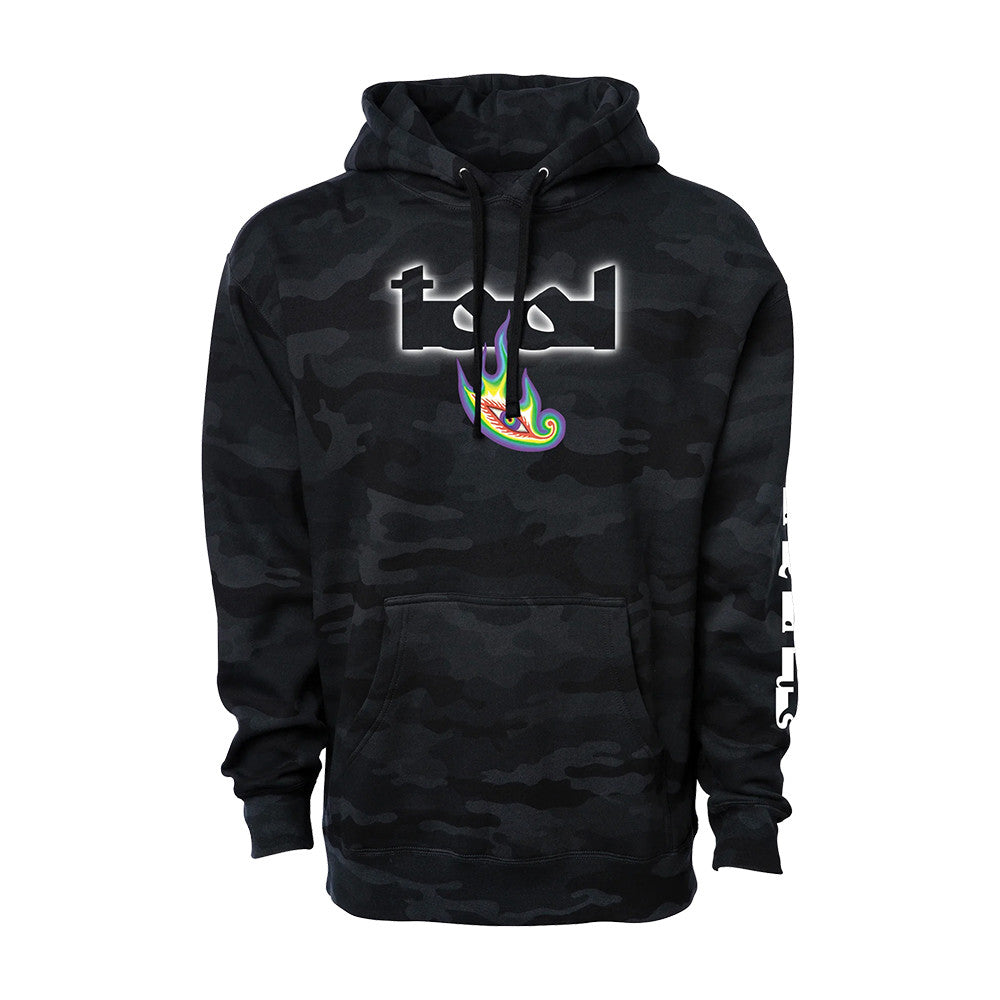 Tool Merch Lateralus Eye Flame Hoodie Tool Hooded Sweatshirt Present Ideas For Rock Fans - Foxy23shop