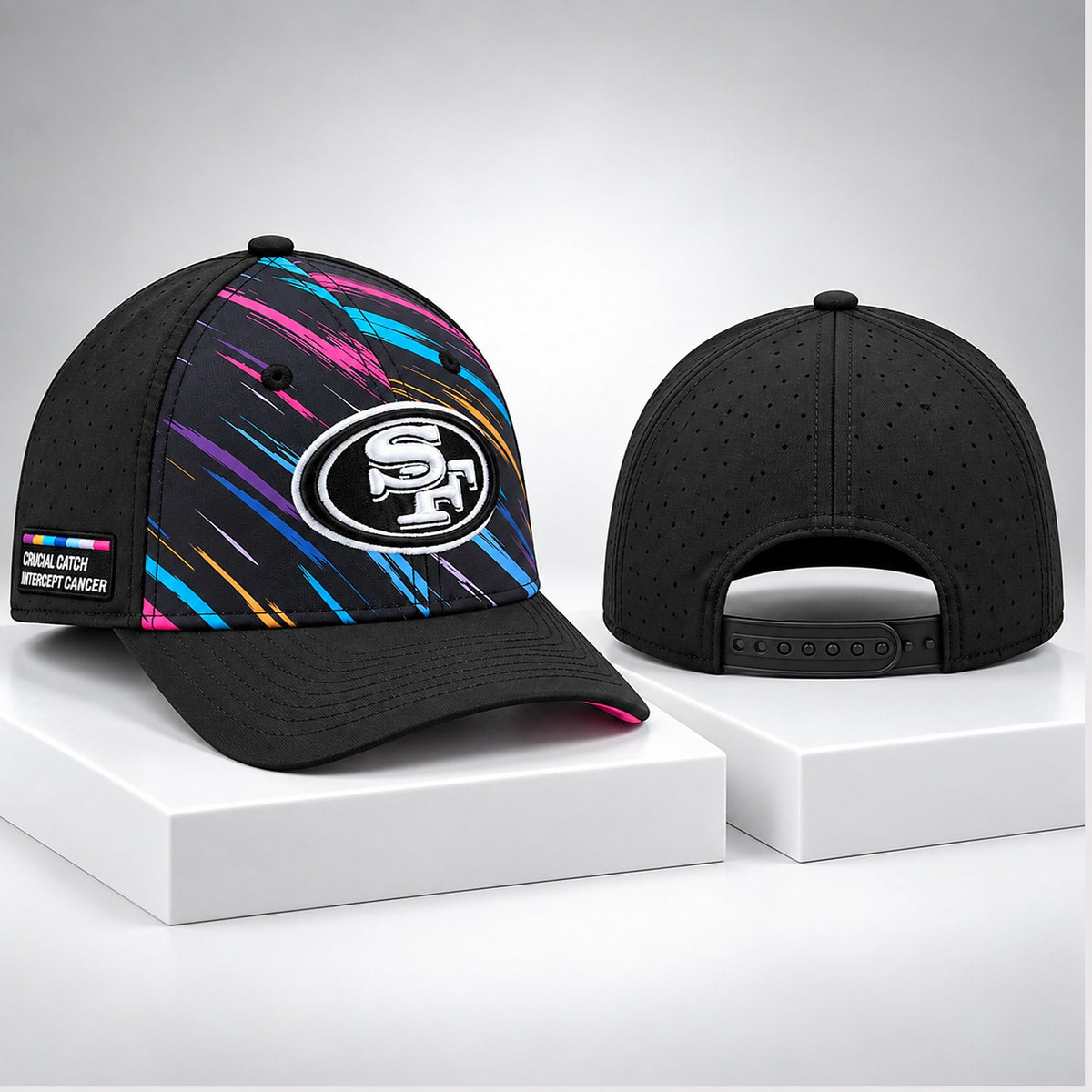 Russell Wilson San Francisco 49ers Crucial Catch Hat San Francisco 49ers Baseball Cap Fan Gear - Foxy23shop