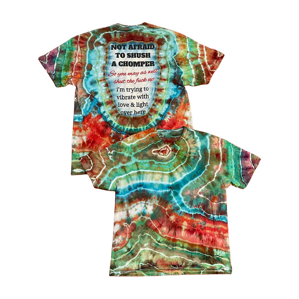 The Doodah Man Dyes Merch Not Afraid To Shush A Chomper T-Shirt Presents For Him - Foxy23shop
