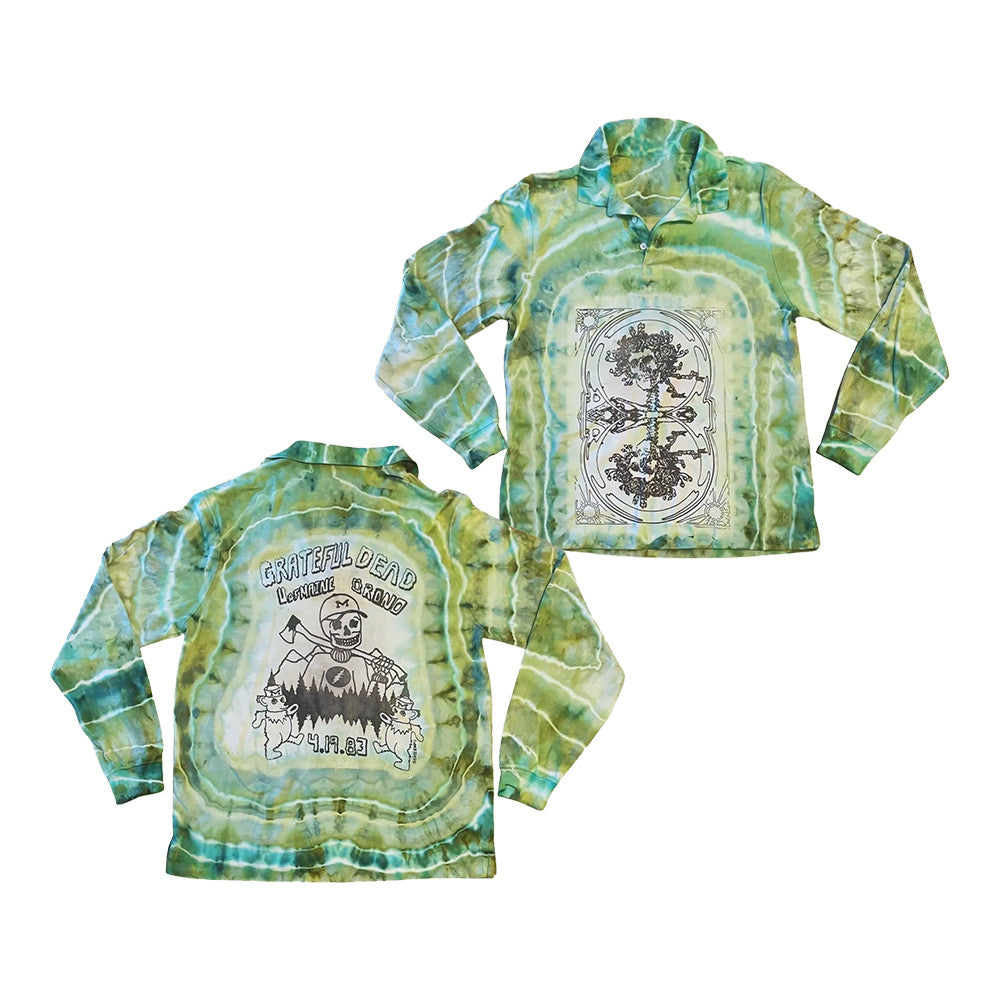 The Doodah Man Dyes Merch Lands End Long Sleeve Dead Polo Long Sleeve Shirt Gift For Brother - Foxy23shop