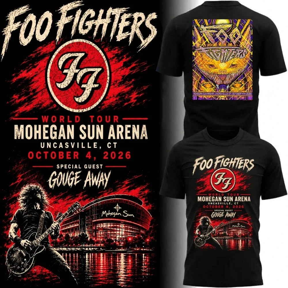 Foo Fighters Merch Mohegan Sun Arena Concert Shirt Gift Ideas For Foo Fighters Fans - Foxy23shop