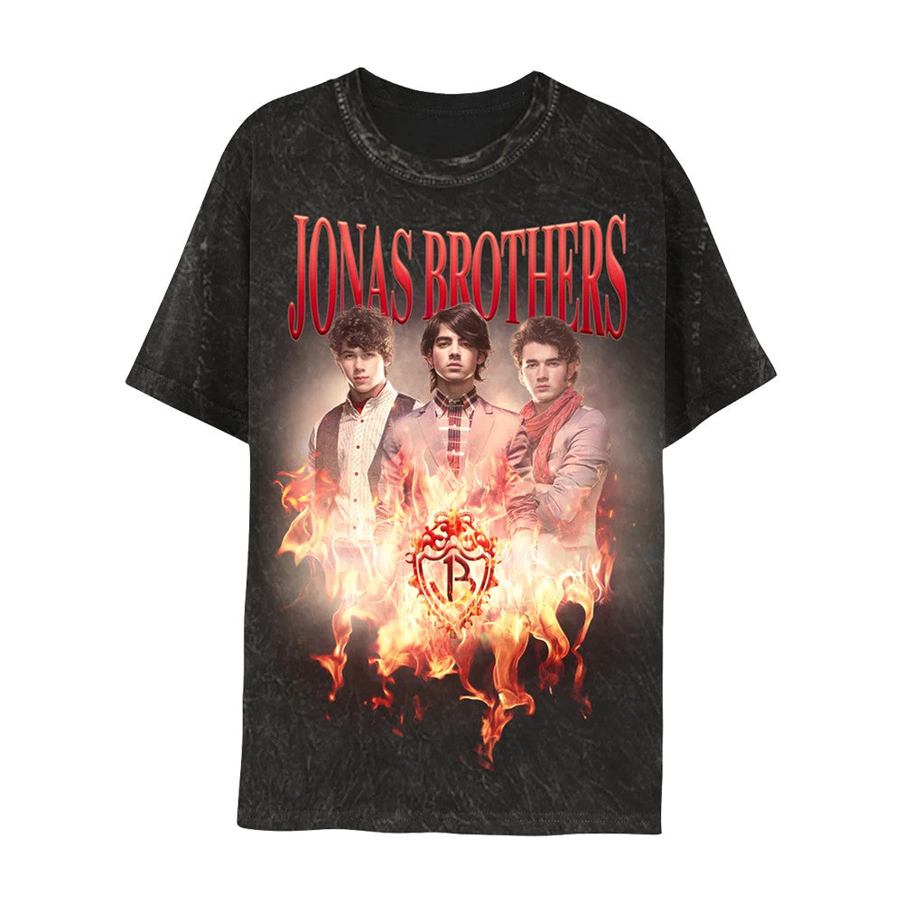 Jonas Brothers Classic Fire T-Shirt Jonas Brothers Merch Presents For Brother - Foxy23shop