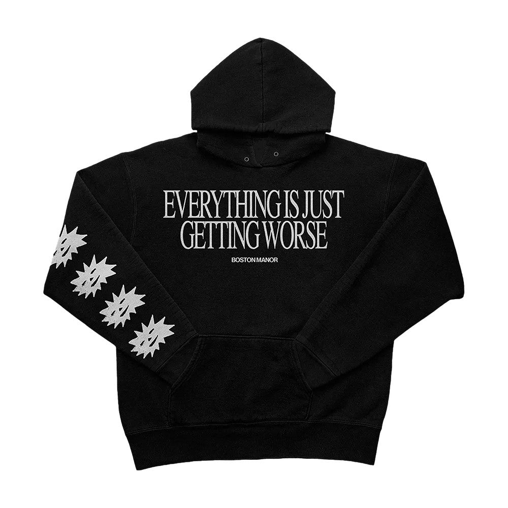 Boston Manor Merch WORSE Hoodie Boston Manor Clothing Rock Fan Presents - Foxy23shop