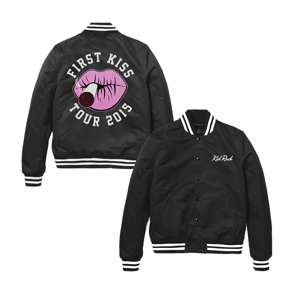 Kid Rock Merch First Kiss Black Jacket Best Presents For Kid Rock Lovers - Foxy23shop
