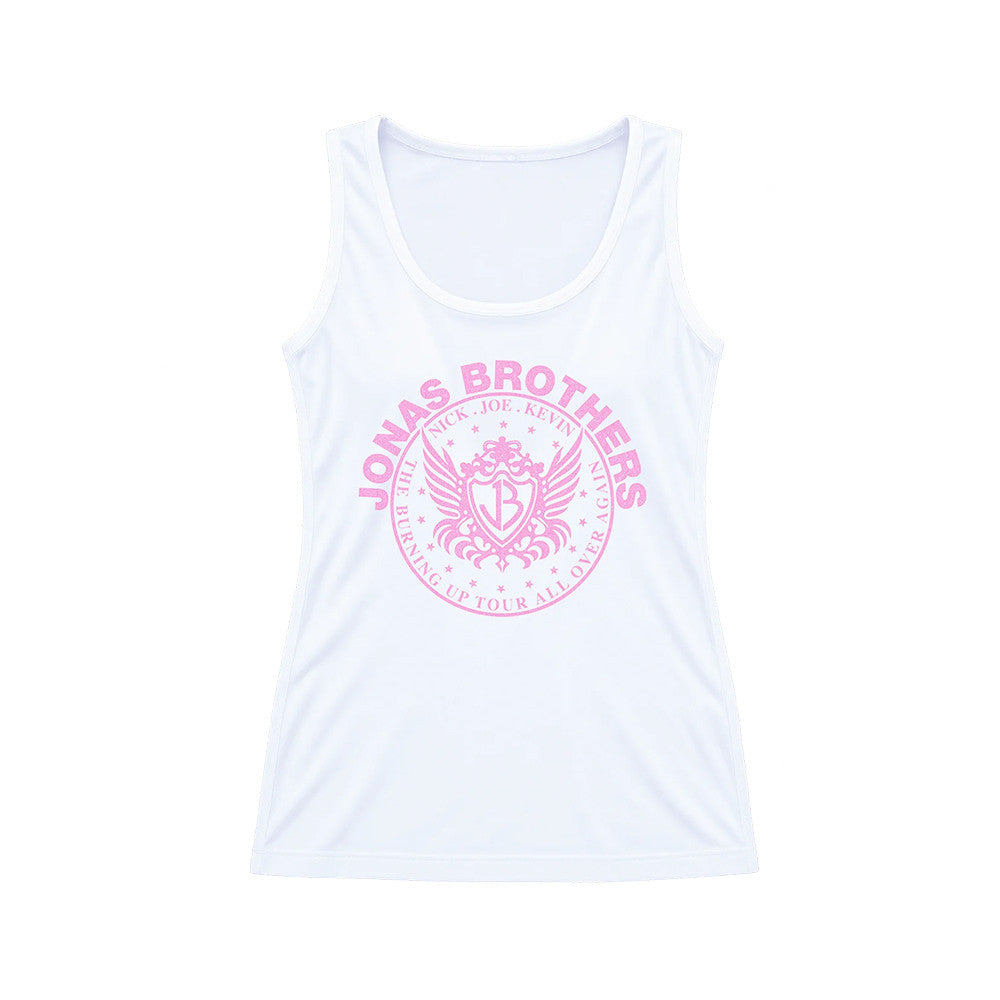 Jonas Brothers Merch The Burning Up Tour All Over Tank Top Gifts For Jonas Brothers Lovers - Foxy23shop