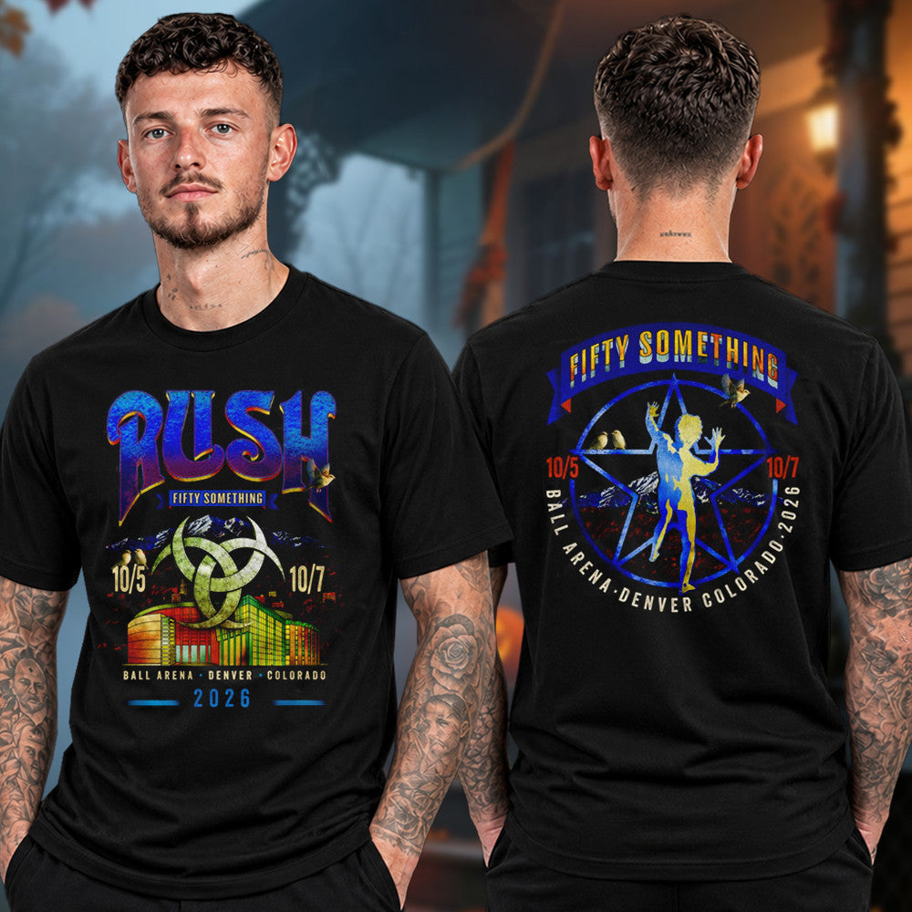 Rush Denver CO Event T-Shirt Rush Concert Outfits Presents For Rock Lovers - Foxy23shop