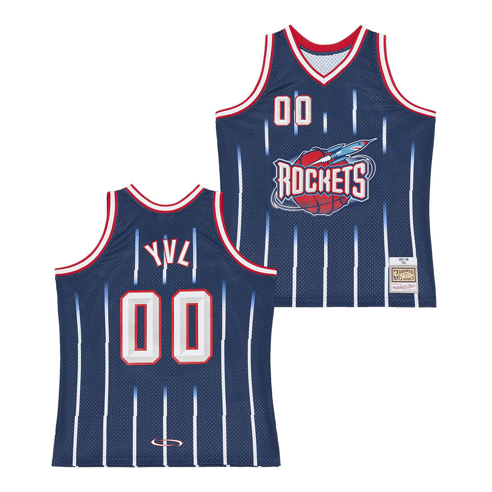 Personalized Playboi Carti x Mitchell Ness 2026 NBA Houston Rockets Jersey Basketball Fan Gear - Foxy23shop