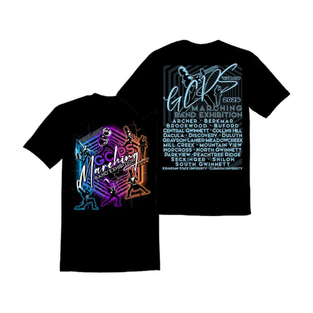 InkSoft Merch GCPS Marching Band Exhibition 2026 T-Shirt Gifts For Boyfriend - Foxy23shop