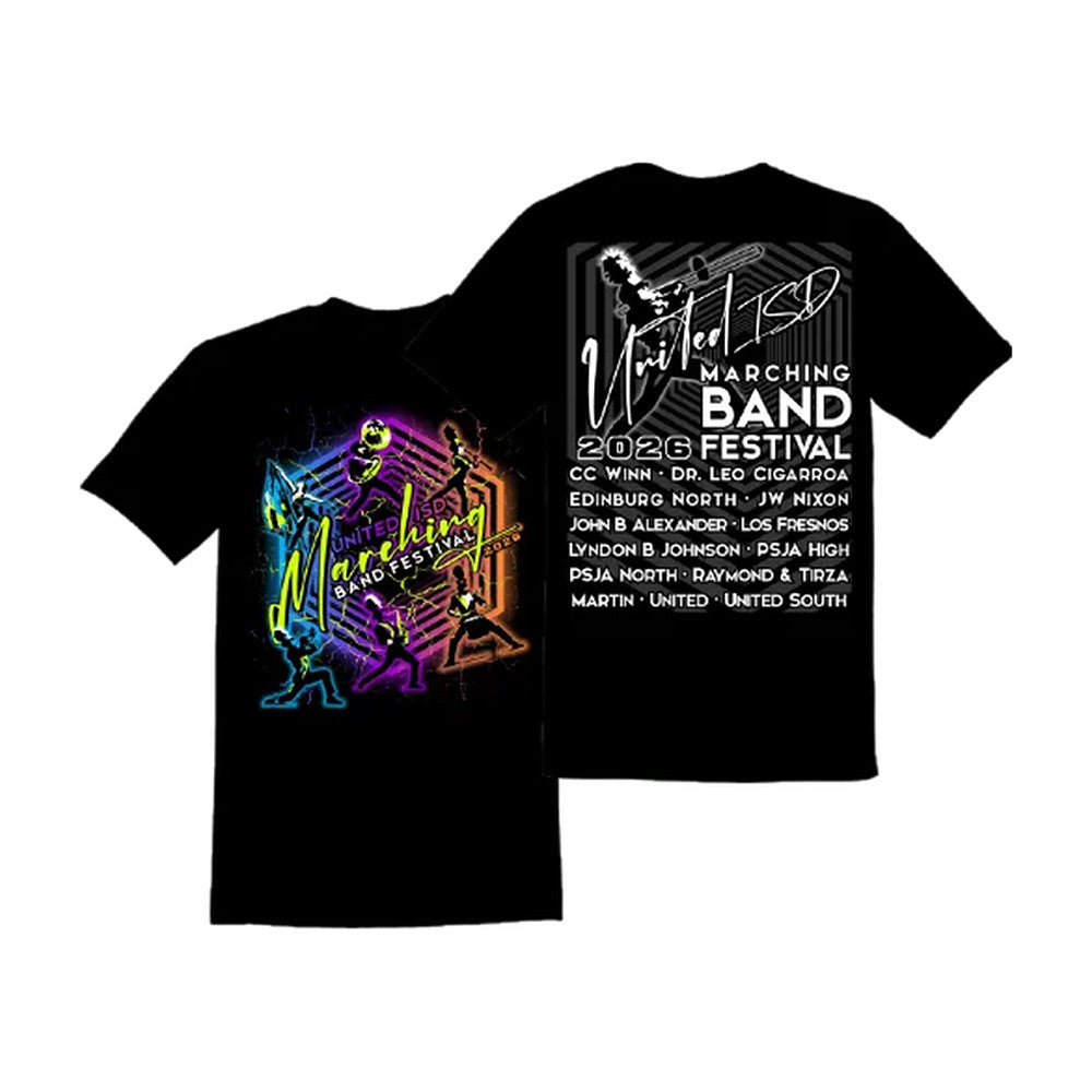 InkSoft Merch United ISD Marching Festival Black T-Shirt Unique Presents For Him - Foxy23shop