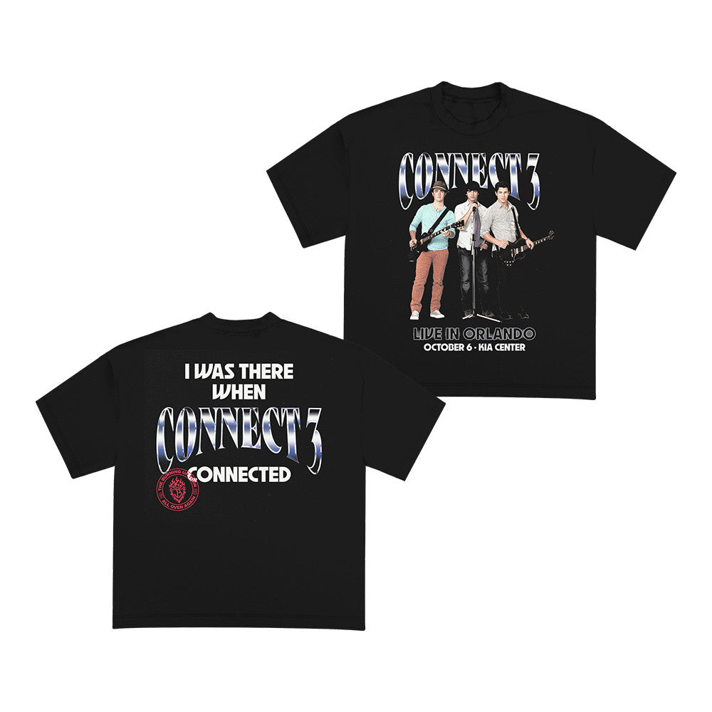 Jonas Brothers Merch Burning Up All Over Again Orlando FL City Black T-Shirt Gifts For Jonas Brothers Lovers - Foxy23shop