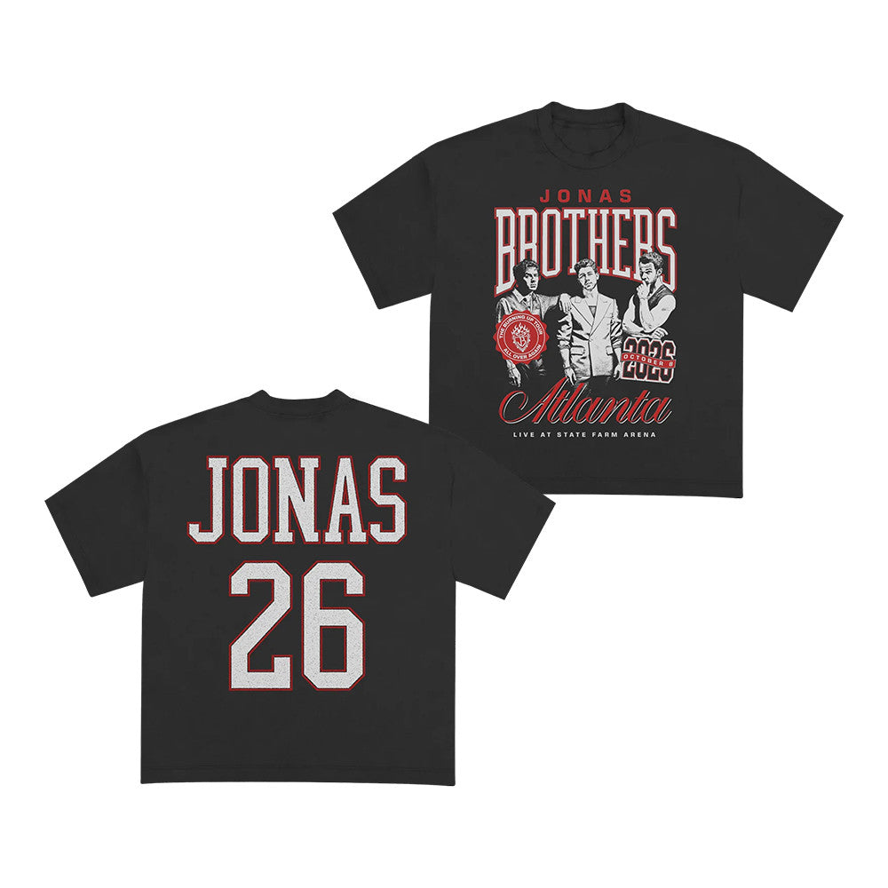 Jonas Brothers Merch Burning Up All Over Again Black T-Shirt Present Ideas For Jonas Brothers Fans - Foxy23shop