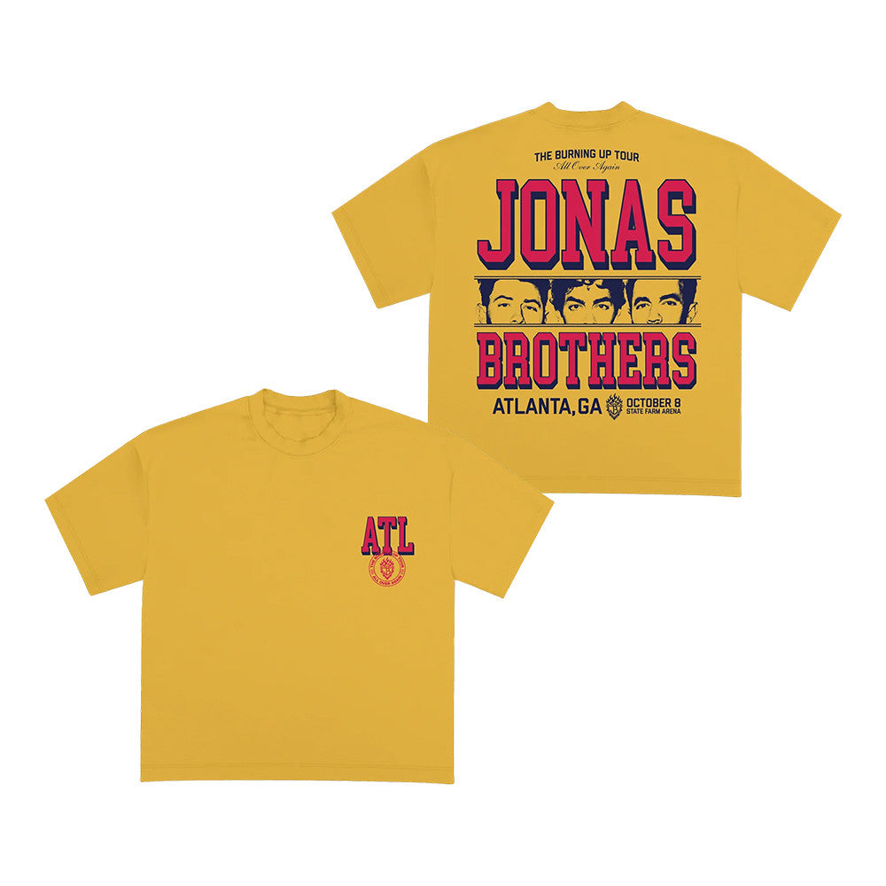 Jonas Brothers Merch Burning Up All Over Again T-Shirt Presents For Music Lovers - Foxy23shop