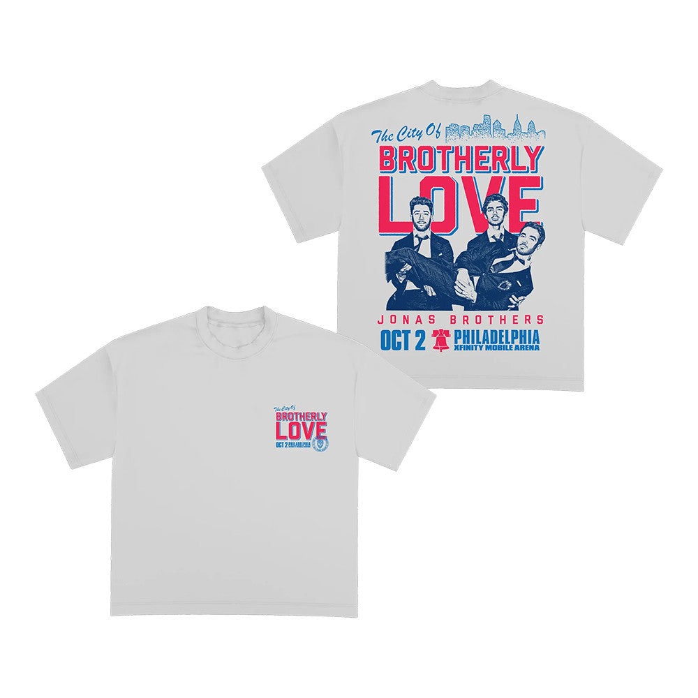 Jonas Brothers Merch Burning Up All Over Again Philadelphia Pa City T-Shirt Gifts For Nick Jonas Fans - Foxy23shop