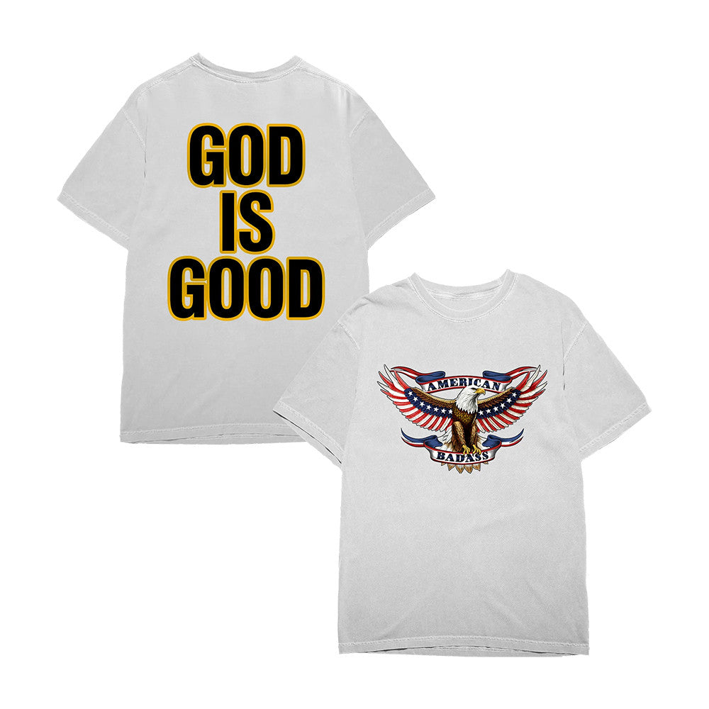 Kid Rock Merch God Is Good White Shirt Presents For Kid Rock Lovers - Foxy23shop