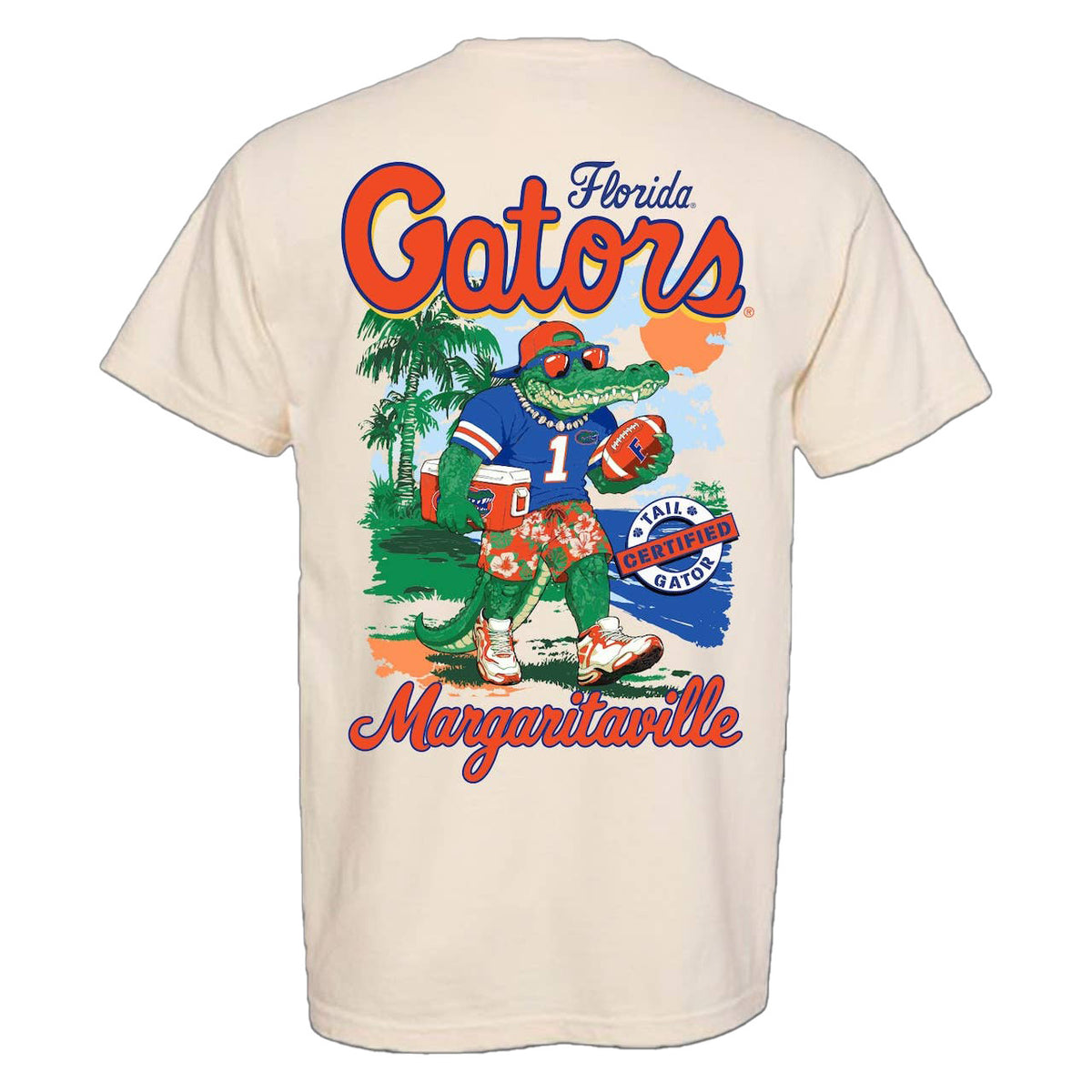 Margaritaville x Florida Gators Merch Collab Tailgate T-Shirt Best Gifts For Gators Fans - Foxy23shop