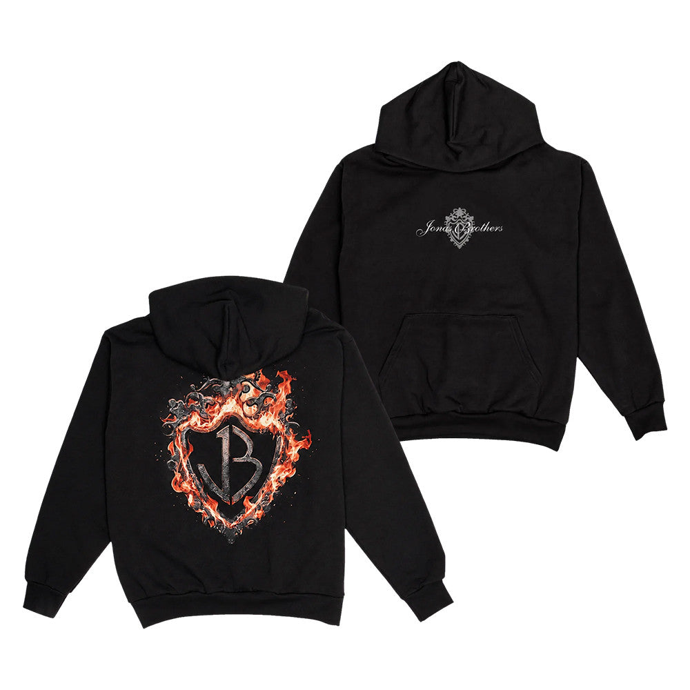 Jonas Brothers Merch Flame Hoodie Streetwear Gifts For Jonas Brothers Lovers - Foxy23shop