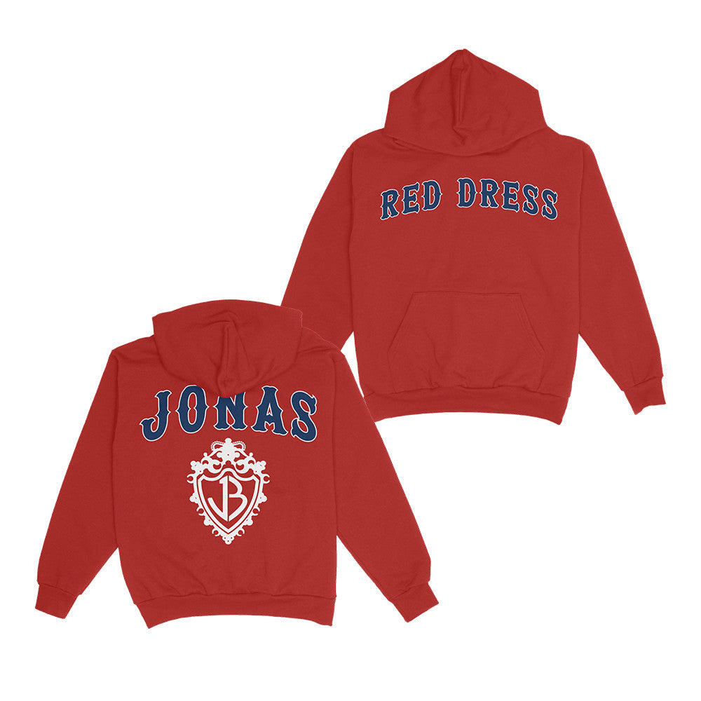 Jonas Brothers Merch Red Dress Hoodie Jonas Brothers Hooded Sweatshirt Fan Gifts - Foxy23shop