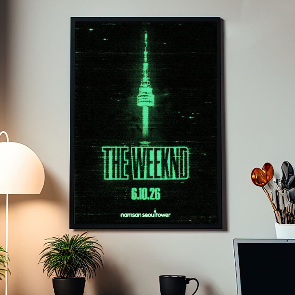 The Weeknd Seoul 2026 Event Poster The Weeknd Merch Presents For Fans - Foxy23shop