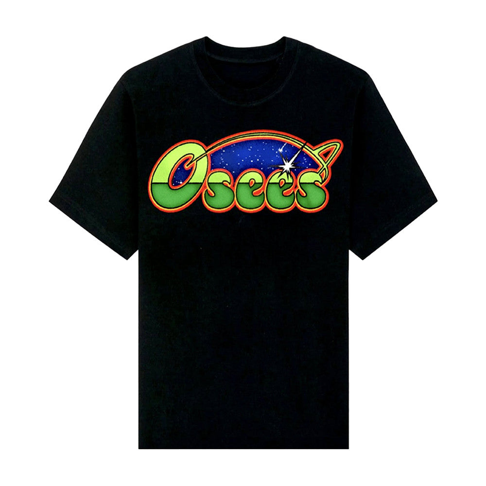 Osees x Galaga Mashup Band Black T-Shirt Osees Merch Unique Gifts For Music Lovers - Foxy23shop