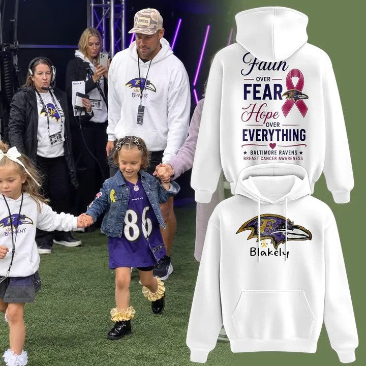 Baltimore Ravens Crucial Catch Faith Over Fear Hoodie Best Gifts For Ravens Flock - Foxy23shop