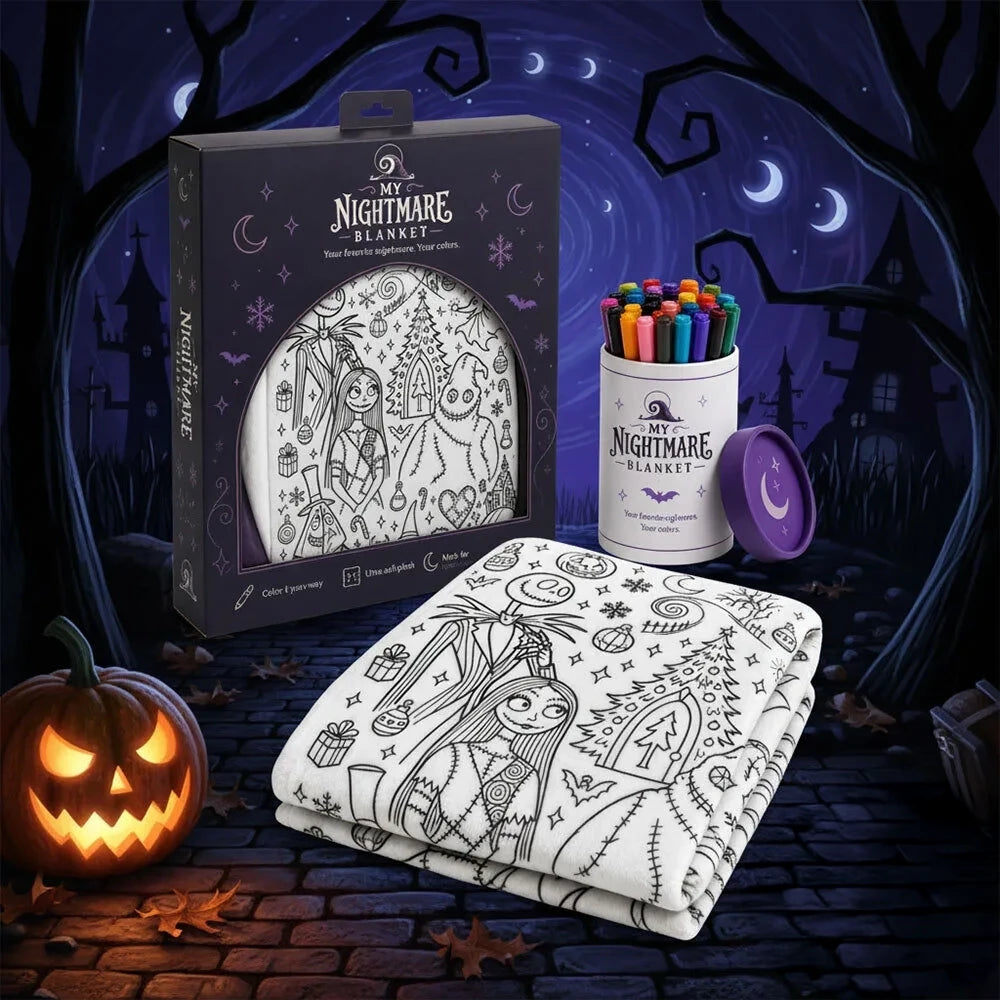 My The Nightmare Before Christmas Blanket Halloween Decor Gifts For Besties - Foxy23shop