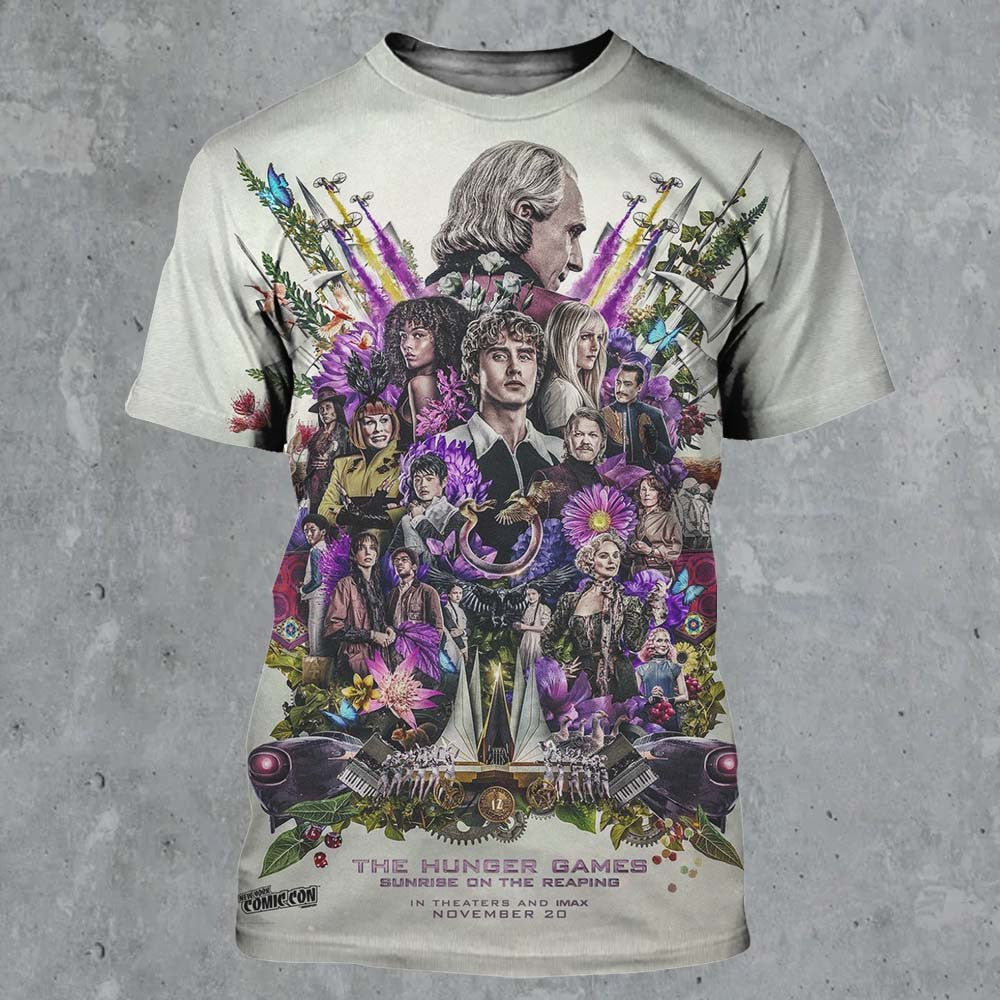 The Hunger Games Sunrise On The Reaping New York Comic Con 2026 T-Shirt The Hunger Games Clothes - Foxy23shop