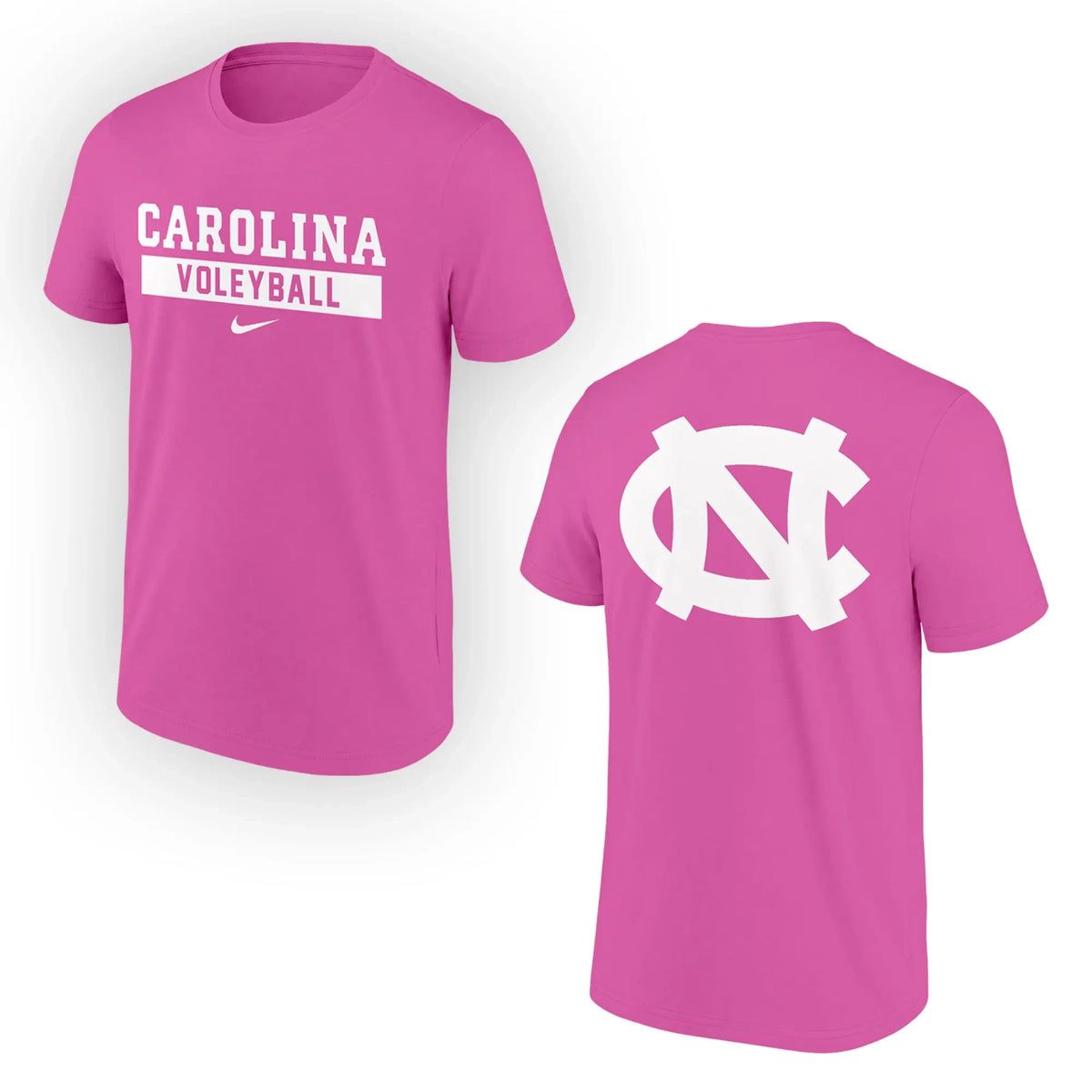 North Carolina Tar Heels Pink Out Volleyball T-Shirt Gifts For North Carolina Tar Heels Fans - Foxy23shop