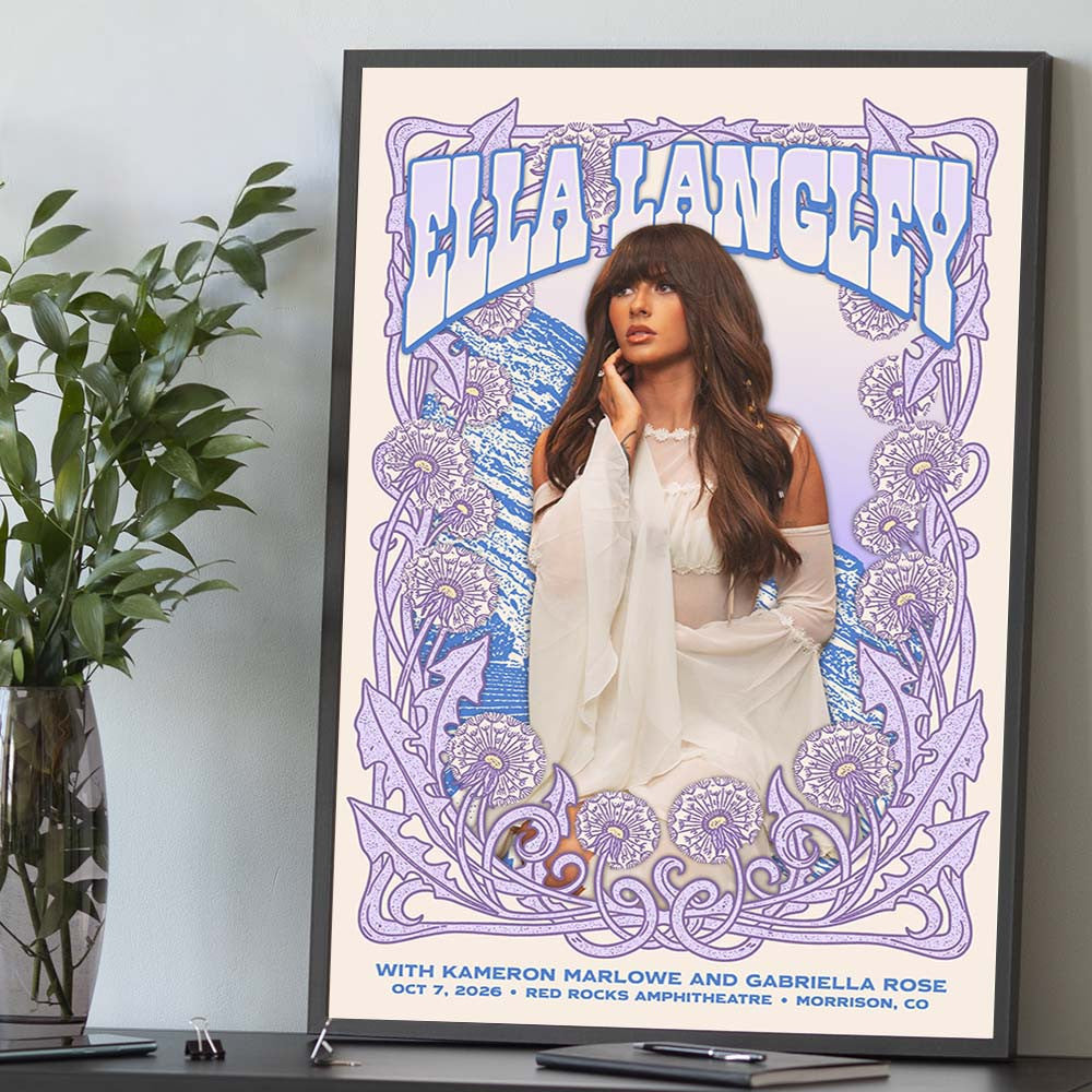 Ella Langley Morrison CO Event Poster Ella Langley Poster Music Lover Gifts - Foxy23shop