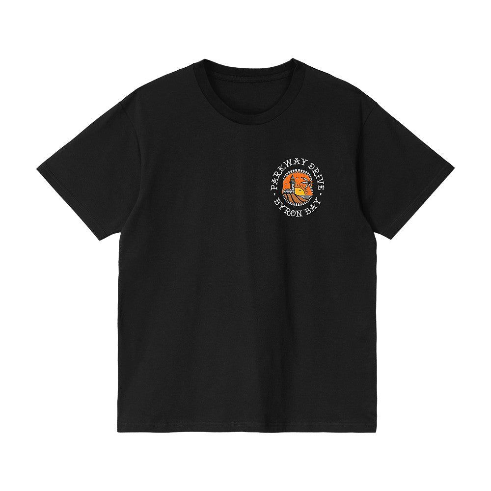 Parkway Drive Merch Byron Shark Lighthouse T-Shirt Great Gifts For Parkway Drive Fans - Foxy23shop
