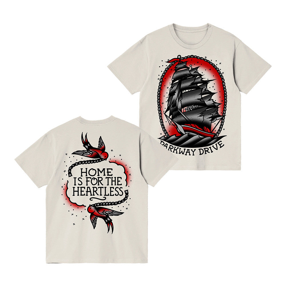 Parkway Drive Merch Deep Blue Home Is For The Heartless T-Shirt Music Lover Presents - Foxy23shop