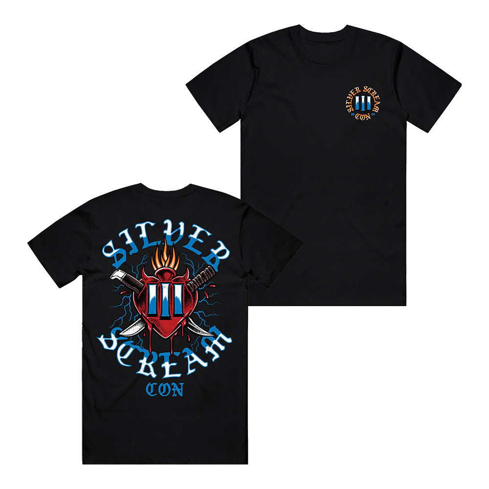 Ice Nine Kills Merch Silver Scream Con Sacred Heart T-Shirt Gifts For Ice Nine Kills Fans - Foxy23shop