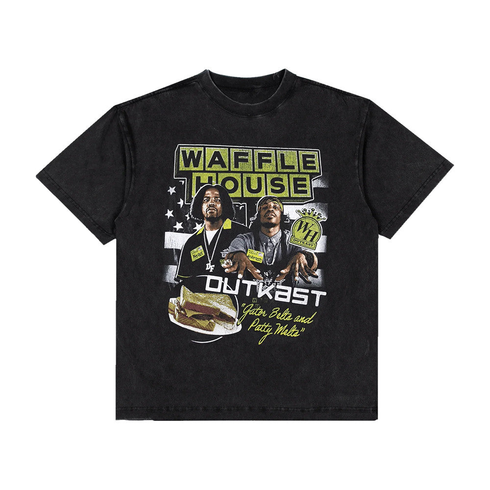 Outkast x Waffle House Merch Bootleg Vintage T-Shirt Presents For Outkast Fans - Foxy23shop