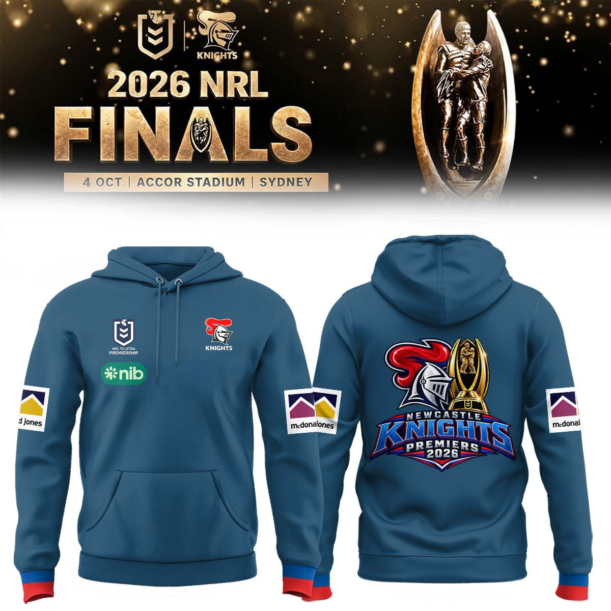 Newcastle Knights Hoodie Newcastle Knights Clothing Gift For Sports Enthusiasts - Foxy23shop