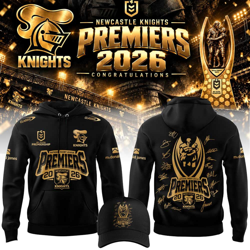 Newcastle Knights Premiers 2026 Hoodie Newcastle Knights Clothes Gift For Game Day - Foxy23shop