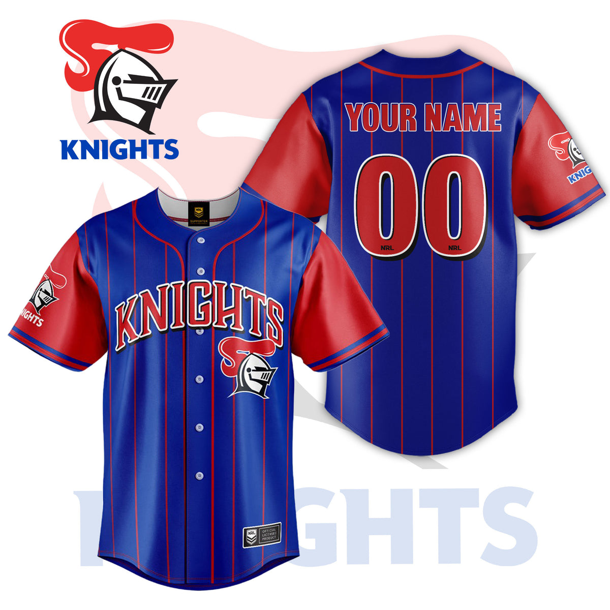Custom Newcastle Knights Jersey Shirt Newcastle Knights Sports Clothing Gift For Friends - Foxy23shop