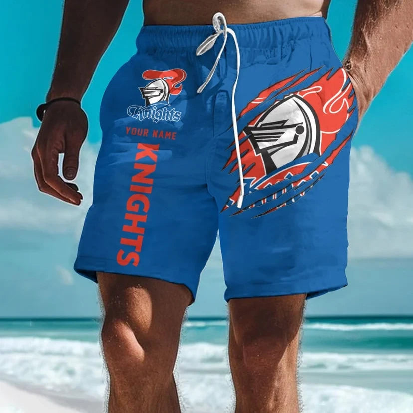 Custom Newcastle Knights Short Newcastle Knights Game Day Gift For Brothers - Foxy23shop