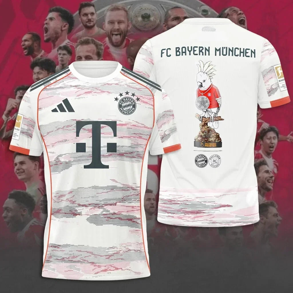 FC Bayern Munchen Deutscher Meister 2026 T-Shirt FC Bayern Munich Merch Best Fan Gear - Foxy23shop