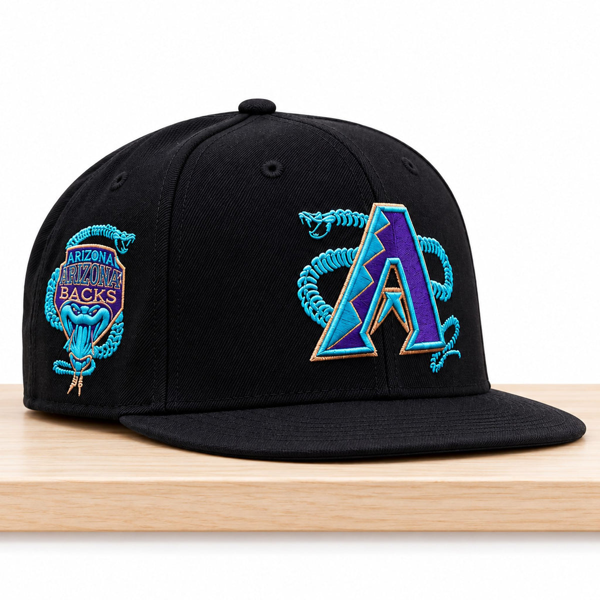 Arizona Diamondbacks Midnight Venom 2026 Snapback Hat Arizona Diamondbacks Merch Fan Gear - Foxy23shop
