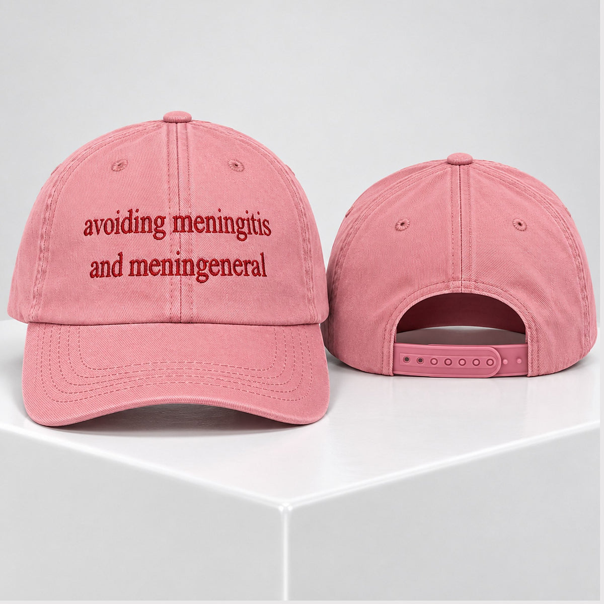 Avoiding Meningitis And Meningeneral 2026 Hat Funny Baseball Cap Gifts For Meme Lovers - Foxy23shop