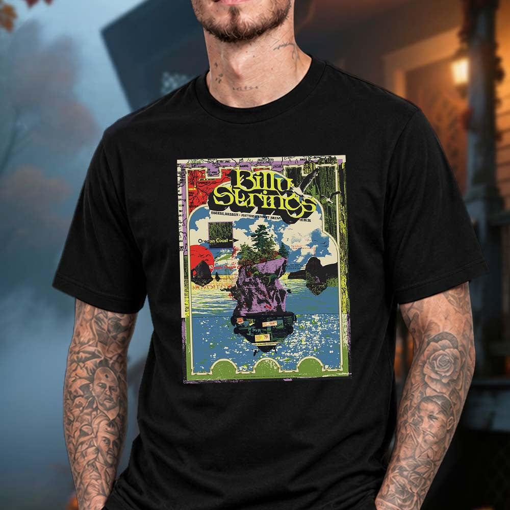 Billy Strings Eugene OR Event Poster T-Shirt Billy Strings Clothes Music Lovers Gifts - Foxy23shop
