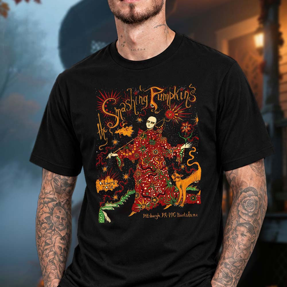 The Smashing Pumpkins Pittsburgh PA Event Poster T-Shirt The Smashing Pumpkins Merch Fan Gifts - Foxy23shop