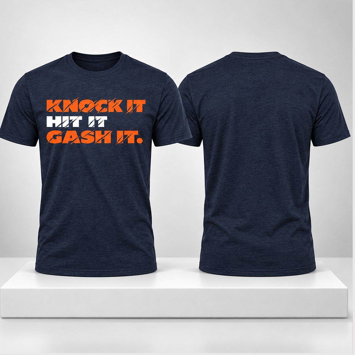 Knock It Hit It Gash It 2026 Chicago Bears T-Shirt 2026 Bears Apparel Fan Gear - Foxy23shop