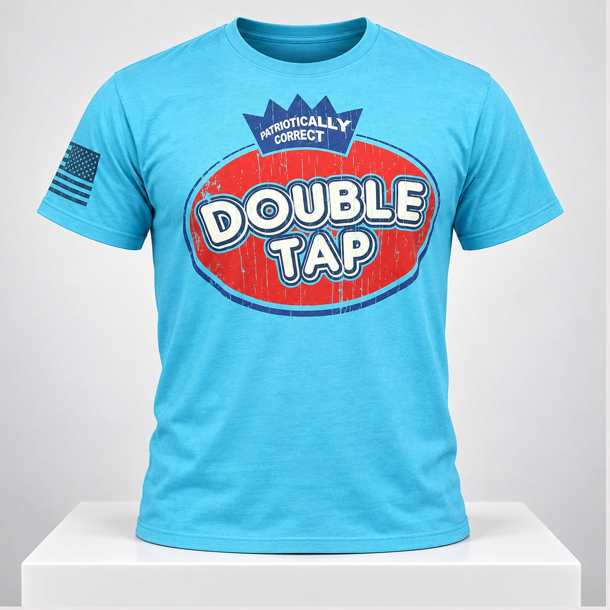 Zeek Arkham Patriotically Correct Double Tap T-Shirt Patriotic Theme Shirt Gifts For Dad - Foxy23shop